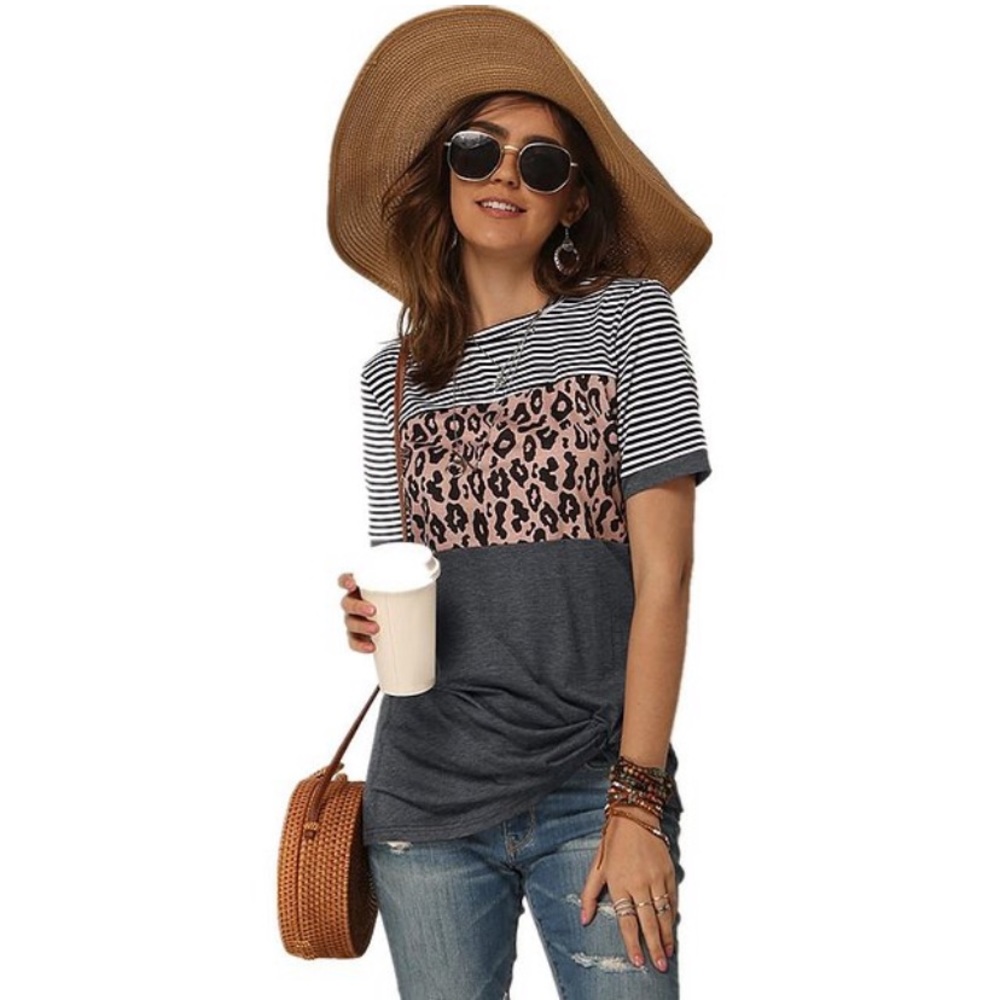 🌸 Mixed Print Shortsleeve T- Shirt